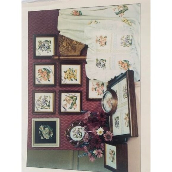 Ginger & Spice Six Mini Florals Counted Cross Stitch book 8904 - Picture 4 of 4